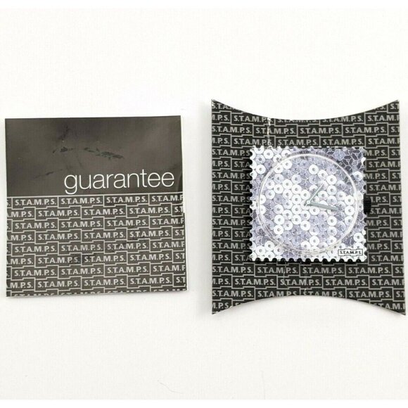 S.T.A.M.P.S. Stamps Watch Timehouse Grey Sequins - Picture 3 of 6